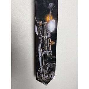 Harley Davidson Ralph Marlin "The Leading Edge" 1994 Motorcycle Neck Tie 56"